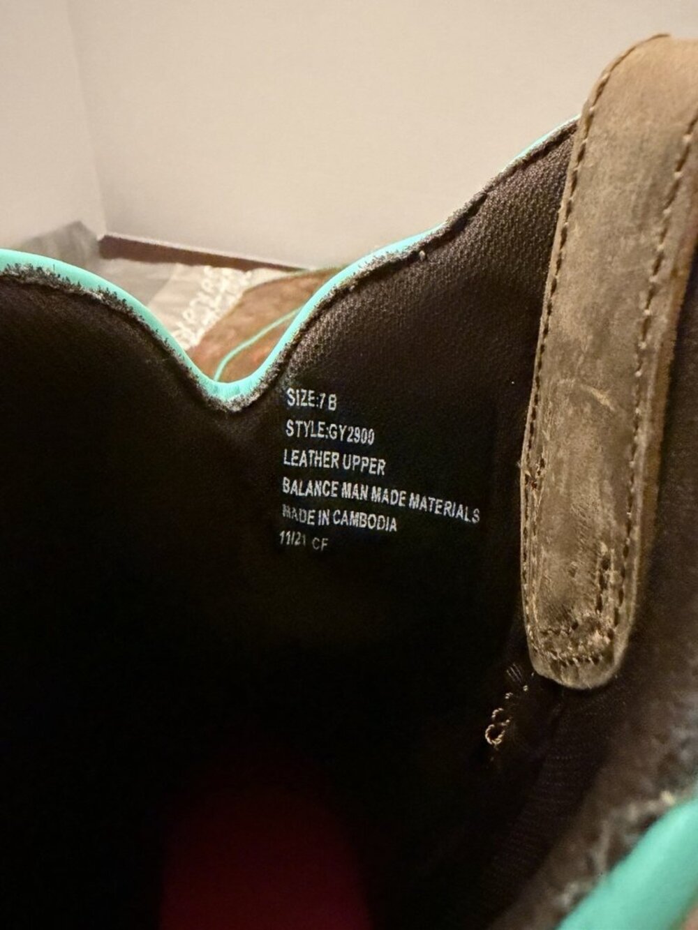 Justin Ladies Boots Size 7B Brown - Picture 7 of 7